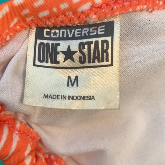CONVERSE bikini top fully lined w/padded bra. Light tangerine. Medium - Picture 6 of 7